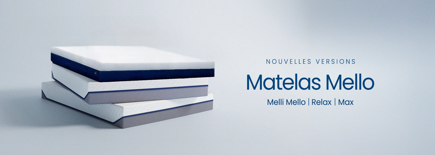 Nos matelas Relax, Max et Melli Mello évoluent en 2025 !